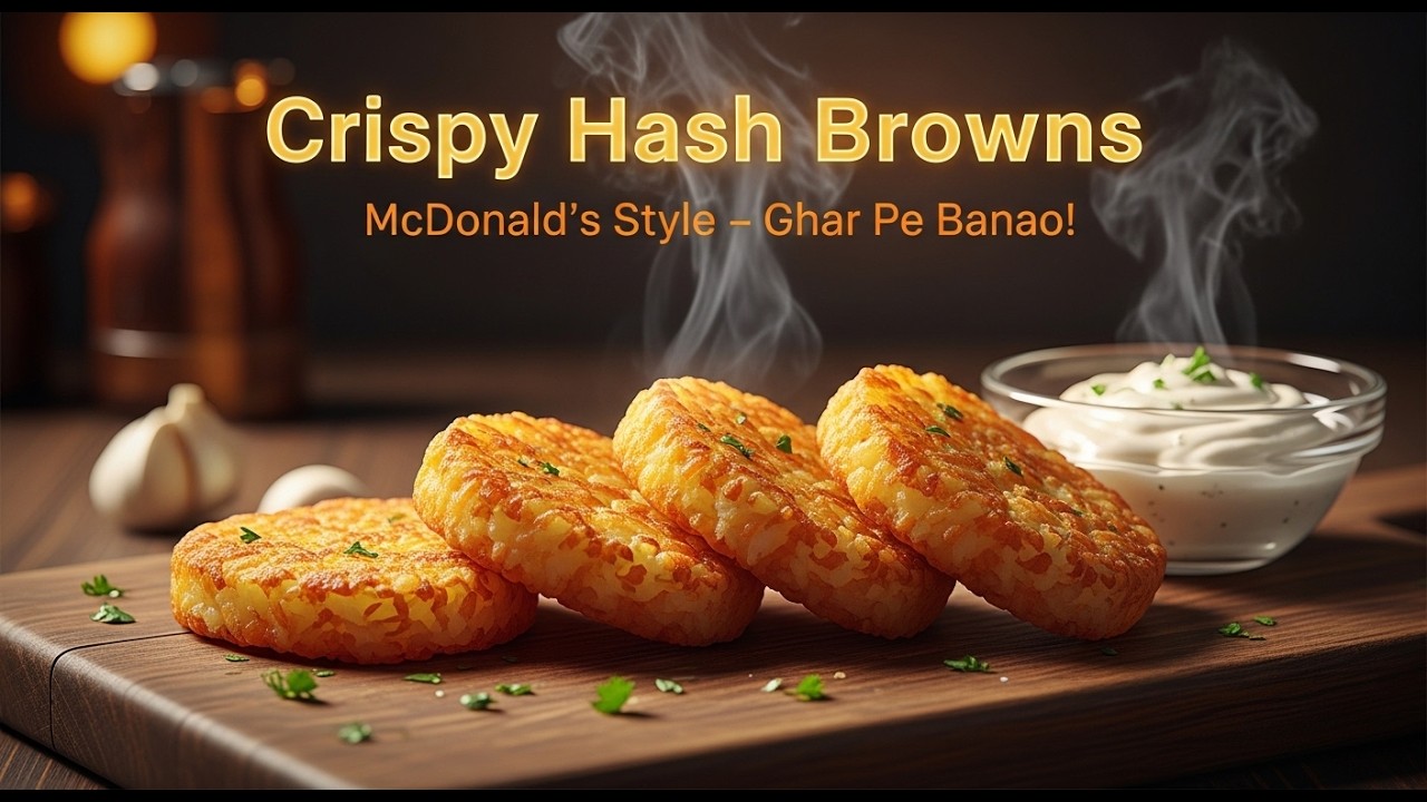 Viral McDonald's Style Crispy Hash Browns | Homemade Step by Step Ramadan Iftar Recipe