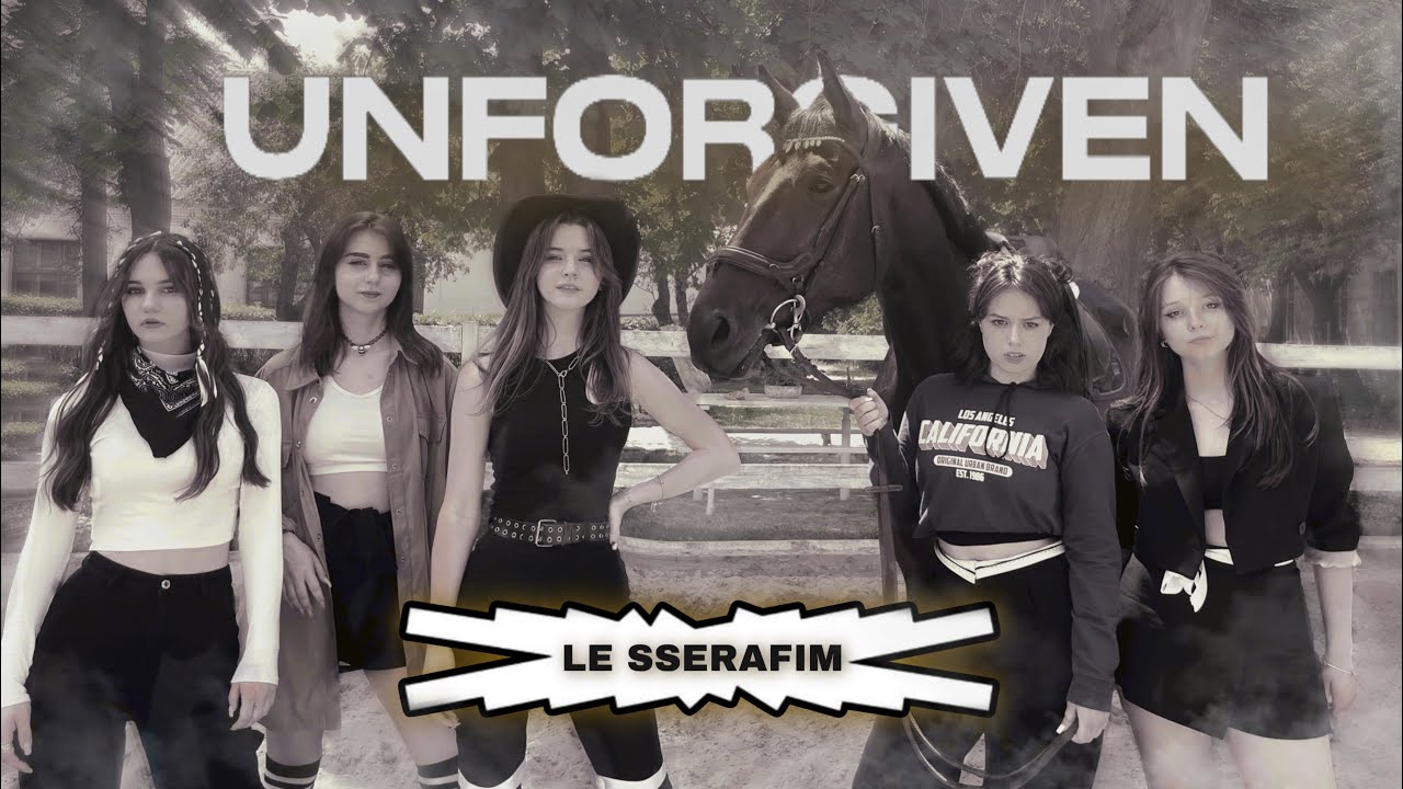 [KPOP IN PUBLIC,UKRAINE ] ‘UNFORGIVEN ’ - LE SSERAFIM (르세라핌) Dance Cover by X1CUT