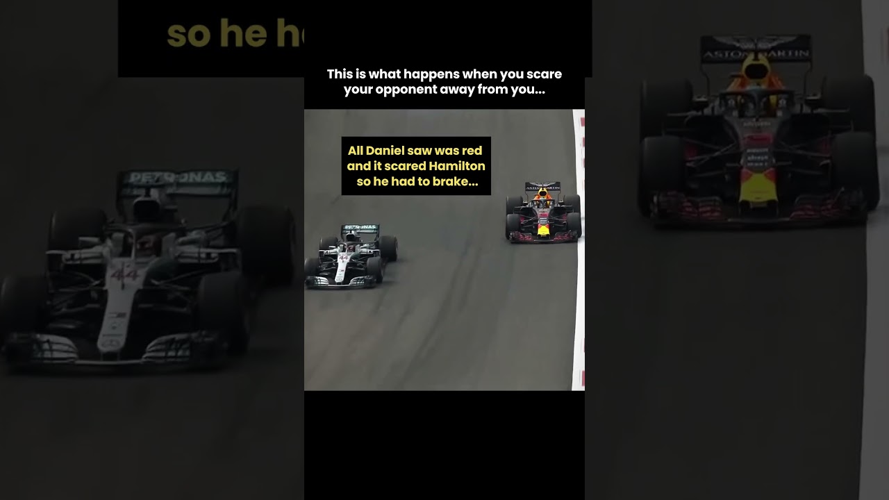 Daniel Ricciardo instills fear in Lewis Hamilton overtaking in Formula 1