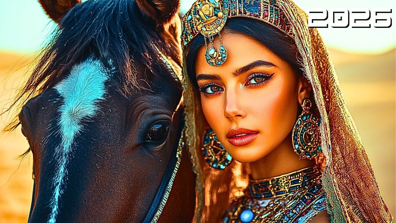 Arabic Music BGM - Moonlit Wind Across Endless Dunes: Ethereal Desert Calm