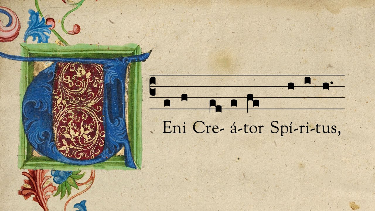 Veni Creator Spiritus - Pentecost Hymn with English Translation - Gregorian Chant
