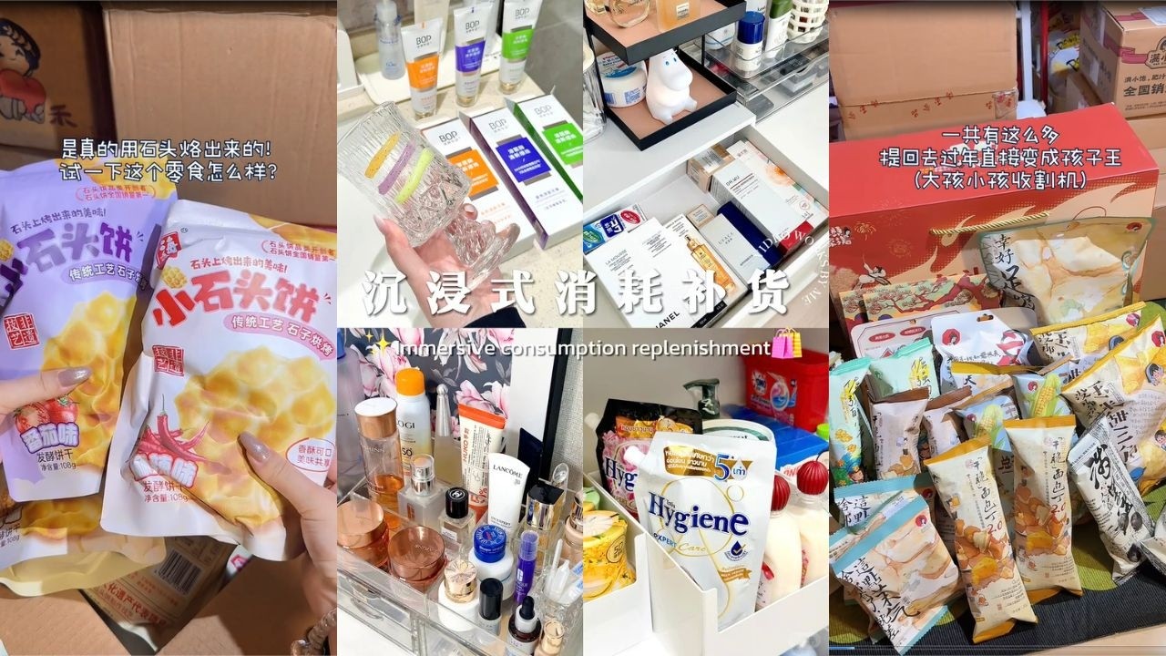 Unboxing & Storage Moments, Replenishing Stock as Needed🎀 | Weekly Snack Restock for Staying Home✨