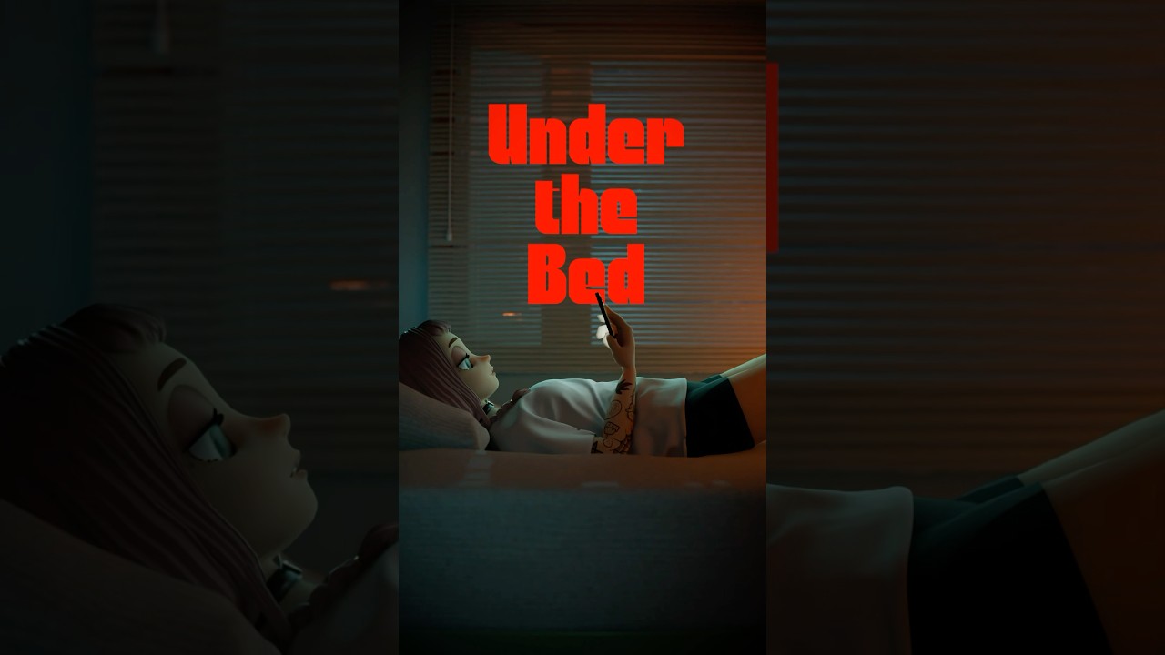Under the Bed - Original Short Animation #3danimation #animation #blender #horror