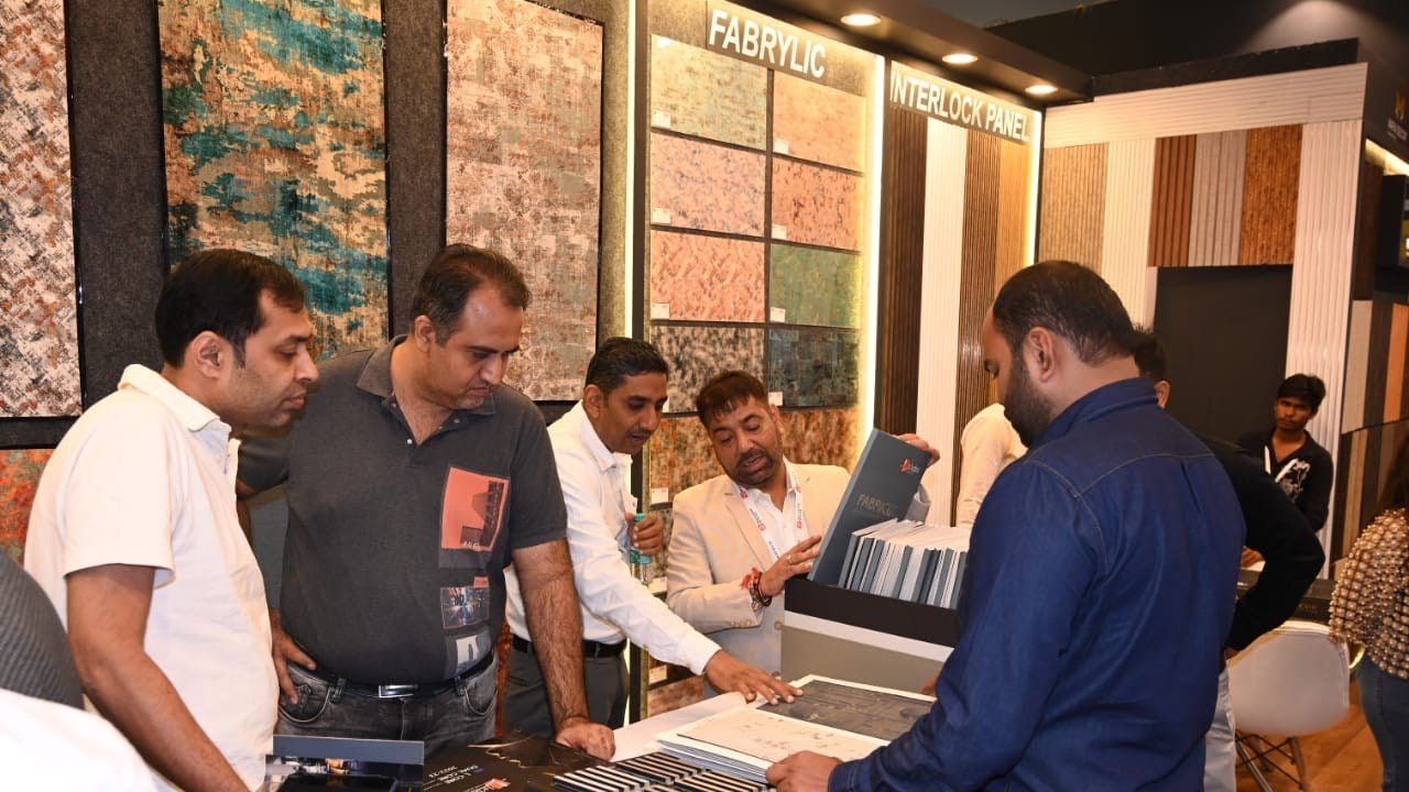 Acrylic Mirror Decorative Sheet || And Fabric Laminate Launch By Living Plus In #mateciaexhibition