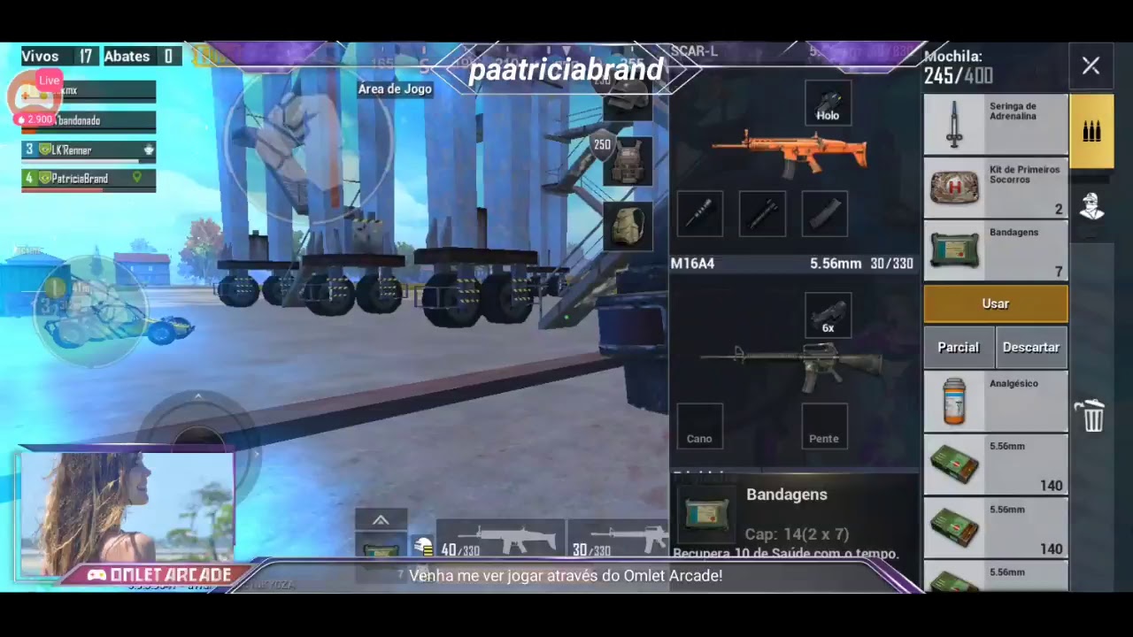PUBG MOBILE SQUAD DE MENINAS!!