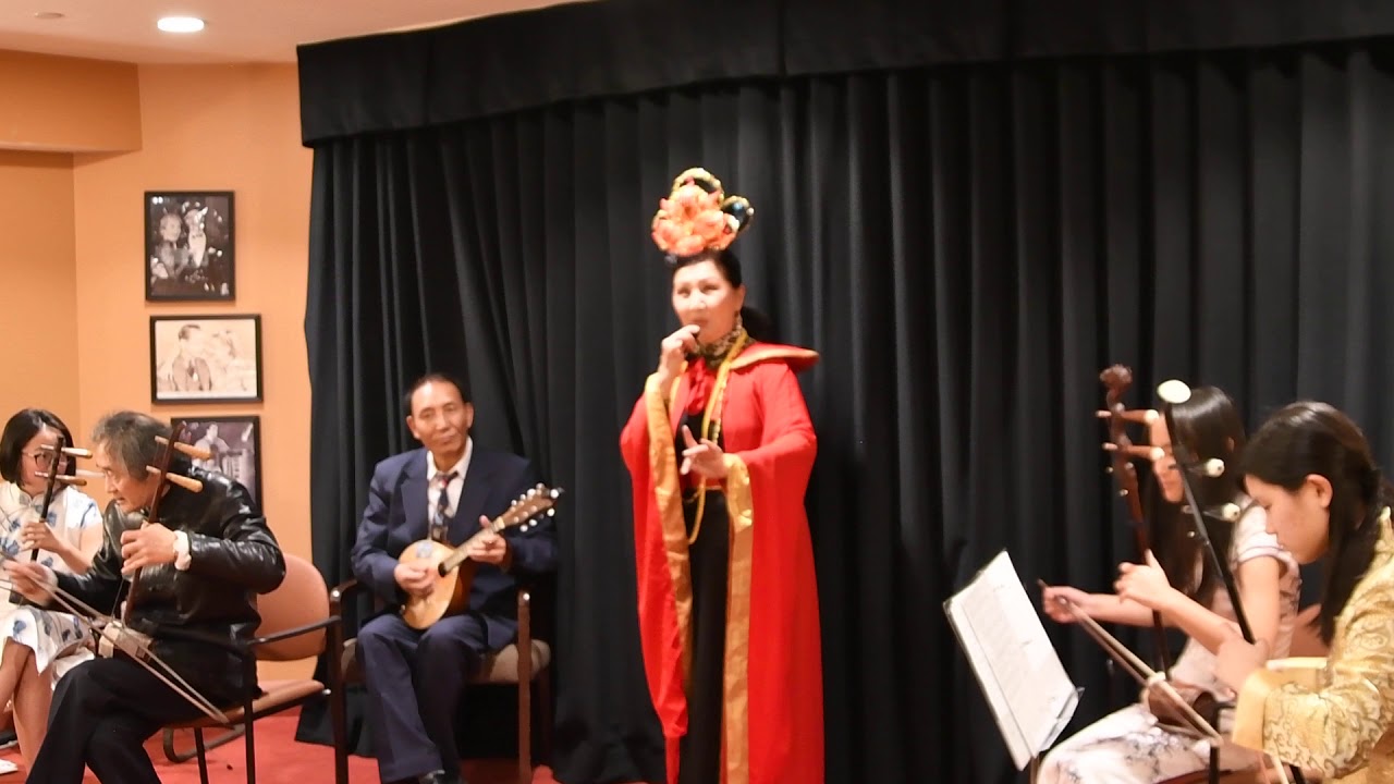 2020-01-25 Zhao Zhimin Chinese Music School Perform - Beijing Opera Ode to Pear Blossom