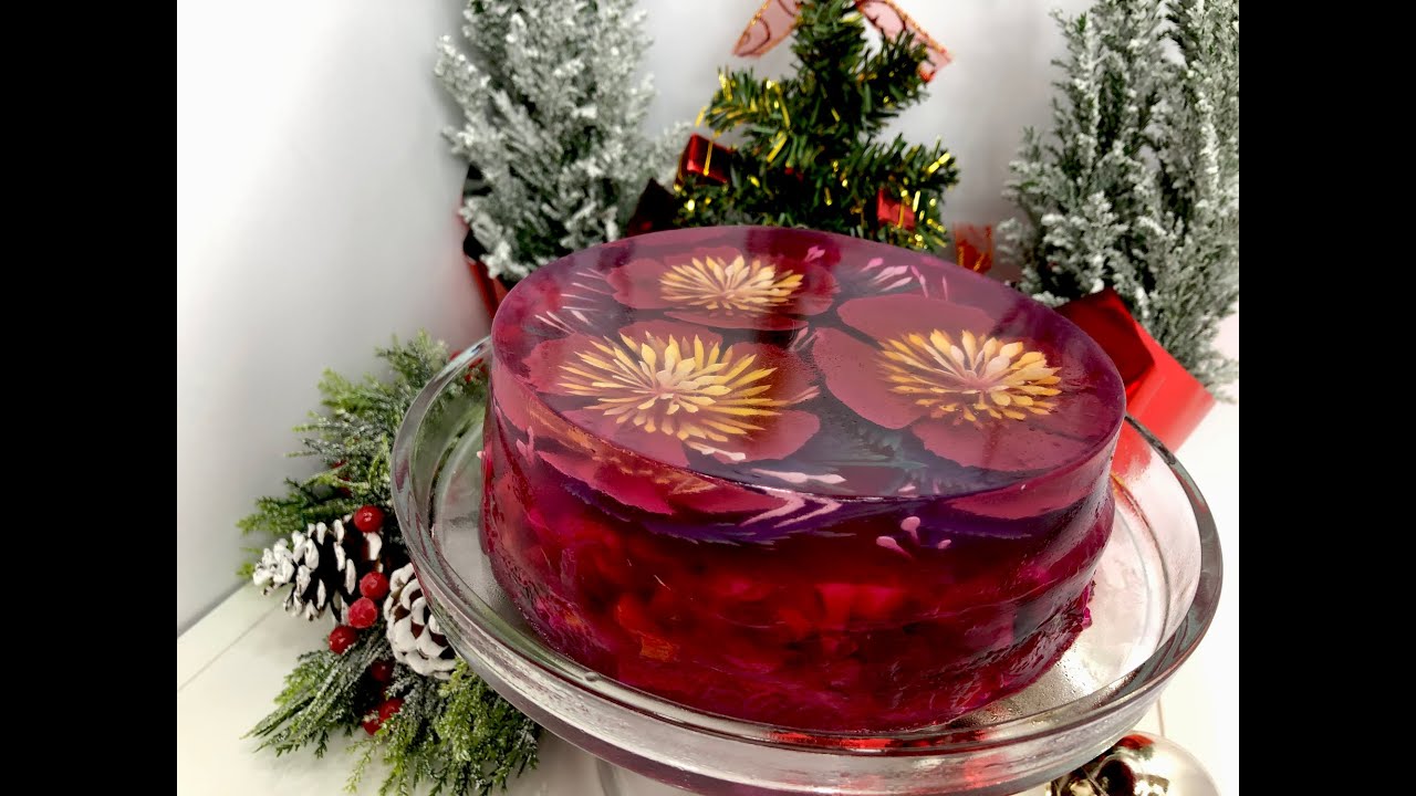 ​​​​​​​3d vinaigrette salad made in style 3d jelly cake TUTORIAL