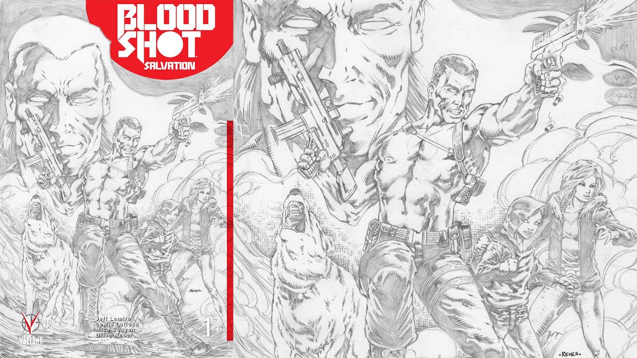 Рисуем обложку комикса &mdash; Bloodshot Salvation