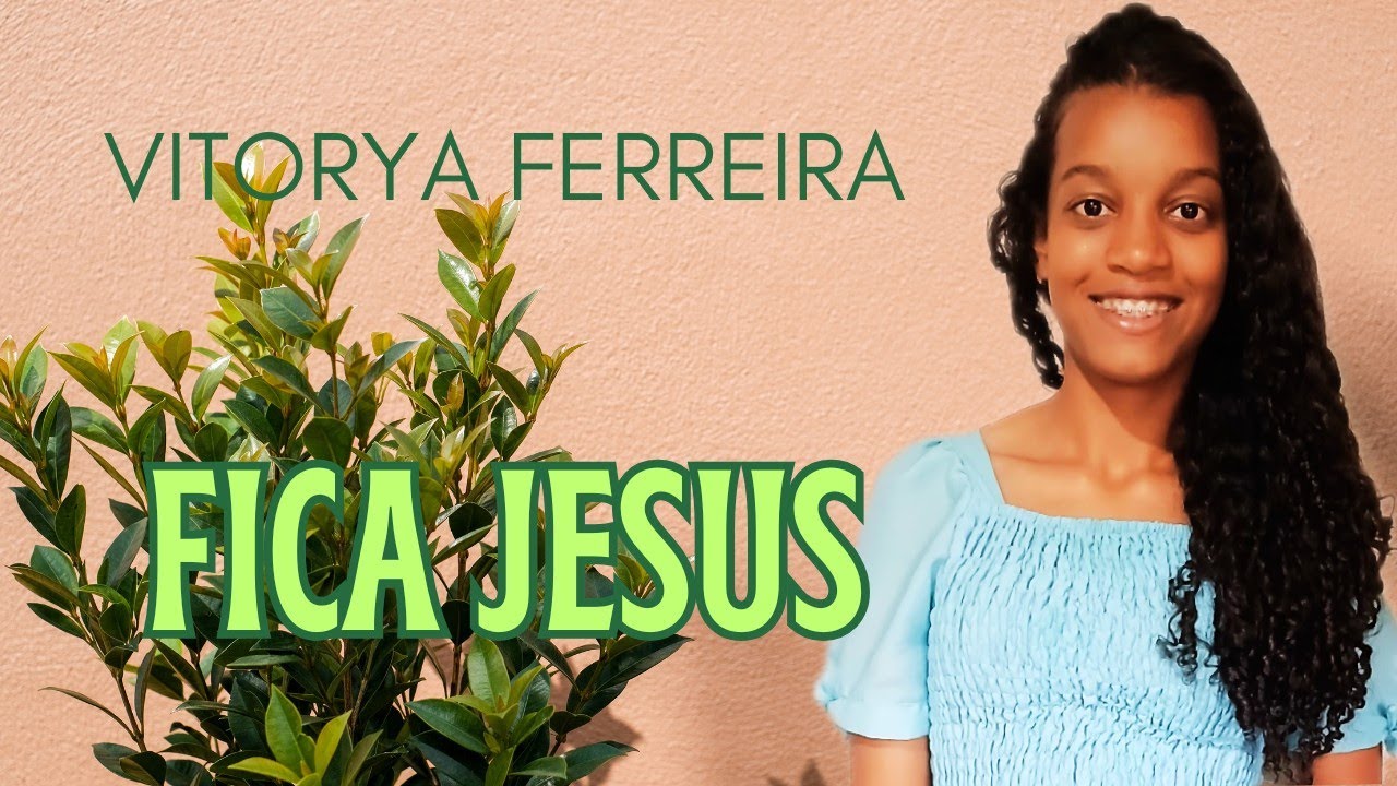 FICA JESUS  _ VITORYA FERREIRA ( AO VIVO ) COVER ANDREIA FONTES 2025