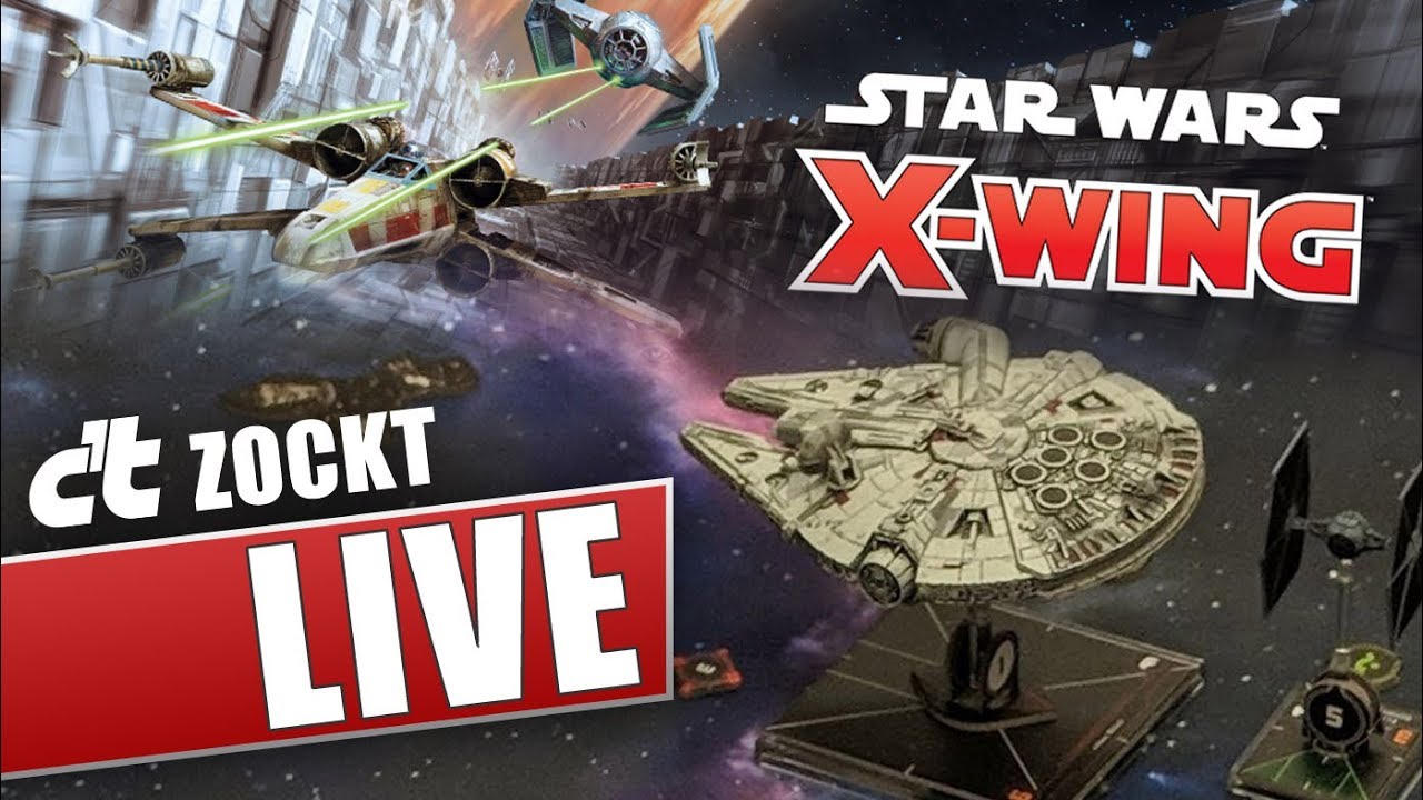 Star Wars X-Wing Miniaturenspiel: Raumkampf auf dem Spieltisch! | c't zockt LIVE