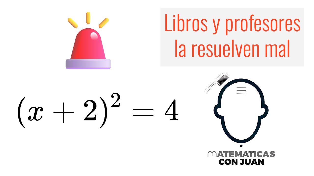 ECUACIÓN DE SEGUNDO GRADO CONFLICTIVA🚨. Matemáticas Básicas