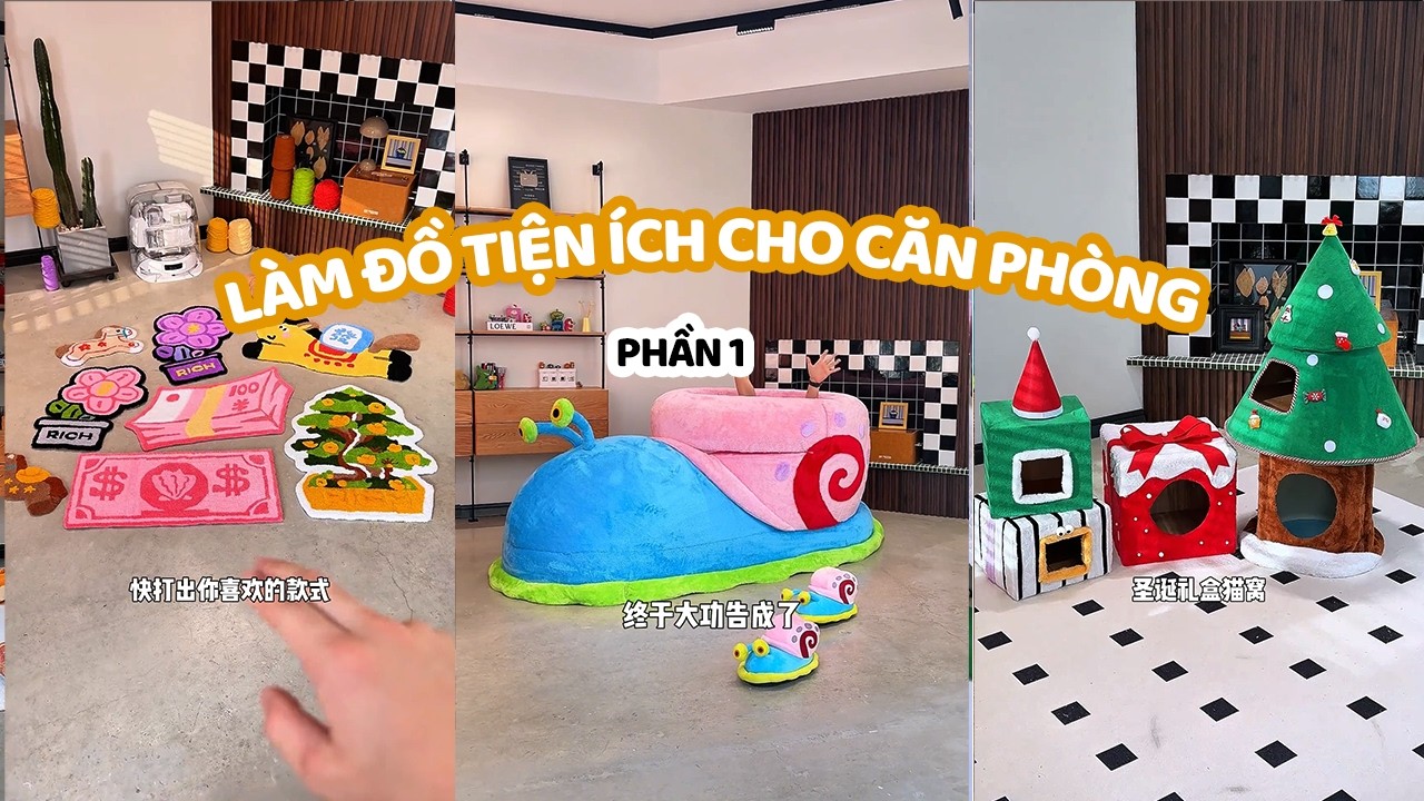 Cải Tạo Lại Căn Phòng | Tuyển Tập Món Đồ Tiện Ích Phần 1
