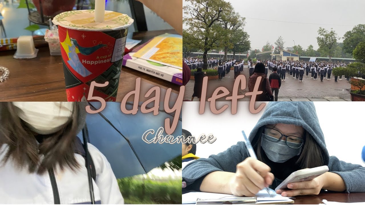 [STUDY VLOG] 5 ngày trước khi thi 《Channee》