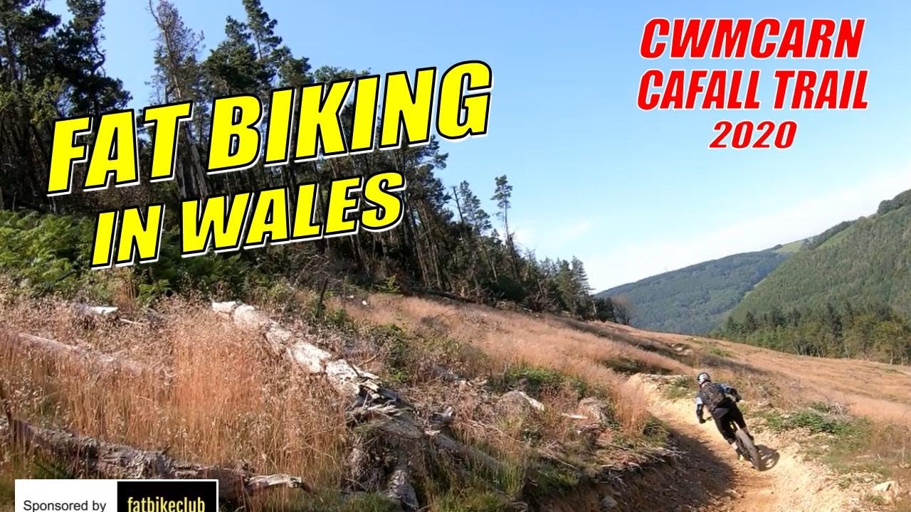 FAT BIKING in Wales | CWMCARN Cafall Red MTB Trail