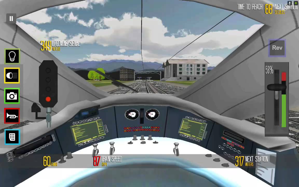 Euro Train Simulator on Nvidia Shield Tablet (Android)