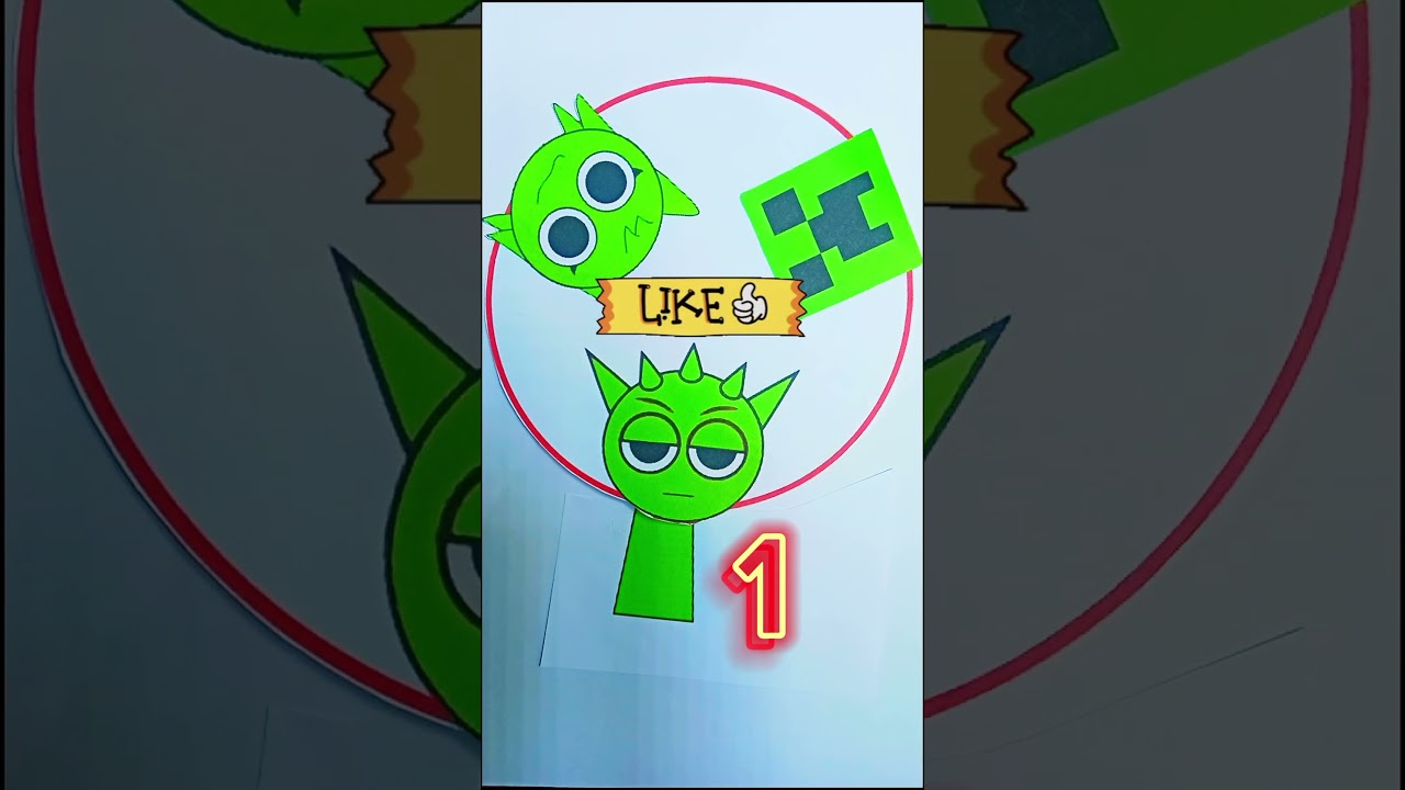 Green increadibox sprinkler #guess the real face of increadibox sprinkler #shorts#viral#trending