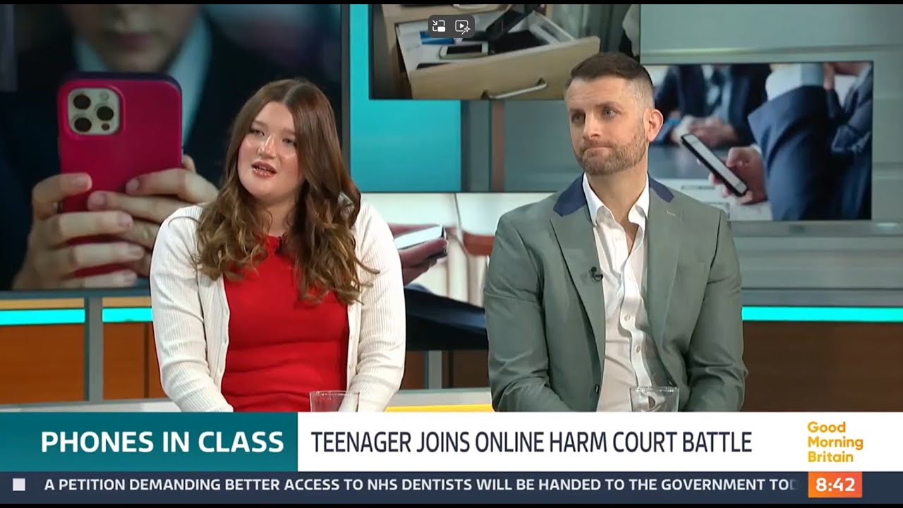 ITV Good Morning - Campaigning to Ban Smartphones in Schools