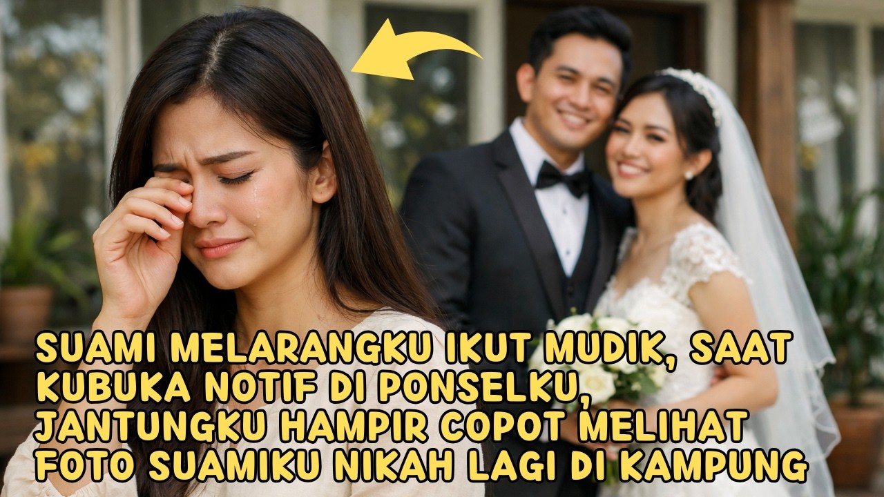 Dilarang Suami Ikut Mudik, Ternyata Ia di Kampung Nikah Lagi. Sepulangnya ke Kota, Ia Syok Karena...