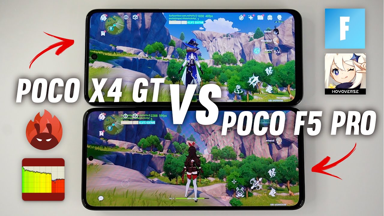POCO F5 PRO vs POCO X4 GT - GAMING TEST & BENCHMARKS 😱🔥