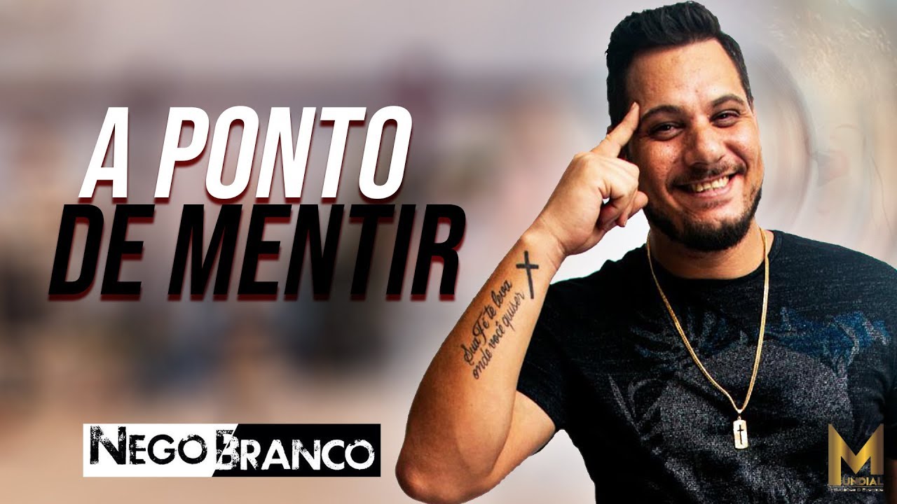 CANTOR NEGO BRANCO  - A PONTO DE MENTIR  #SAMBANACABEÇADAGALERA