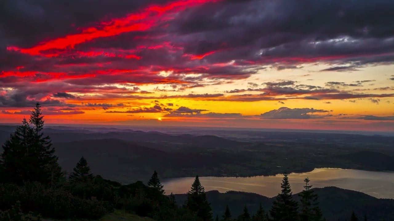 Timelapse H&ouml;llengebirge, Salzkammergut, Attersee, Traunsee, Feuerkogel, Rieder H&uuml;tte, Hochleckenhaus