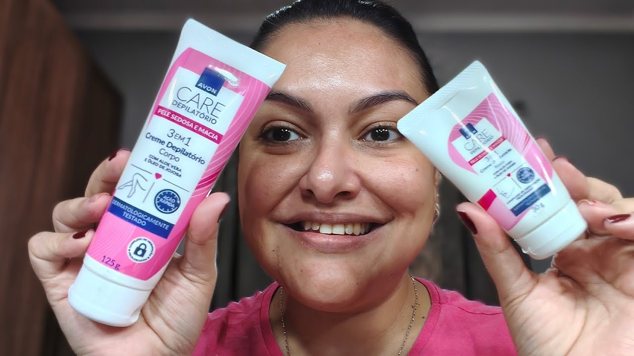 Testei creme depilatório Avon Care Corpo e Rosto 🩷
