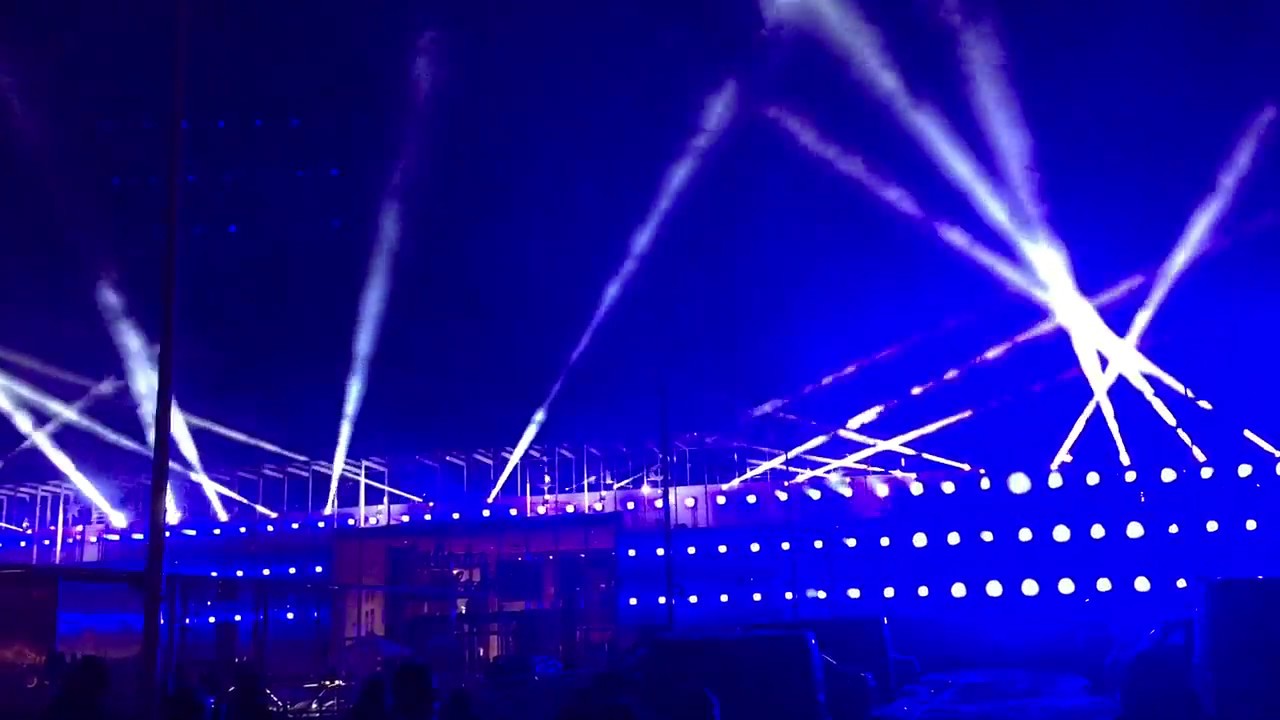 Show lumière Inauguration Carré Senart 2017