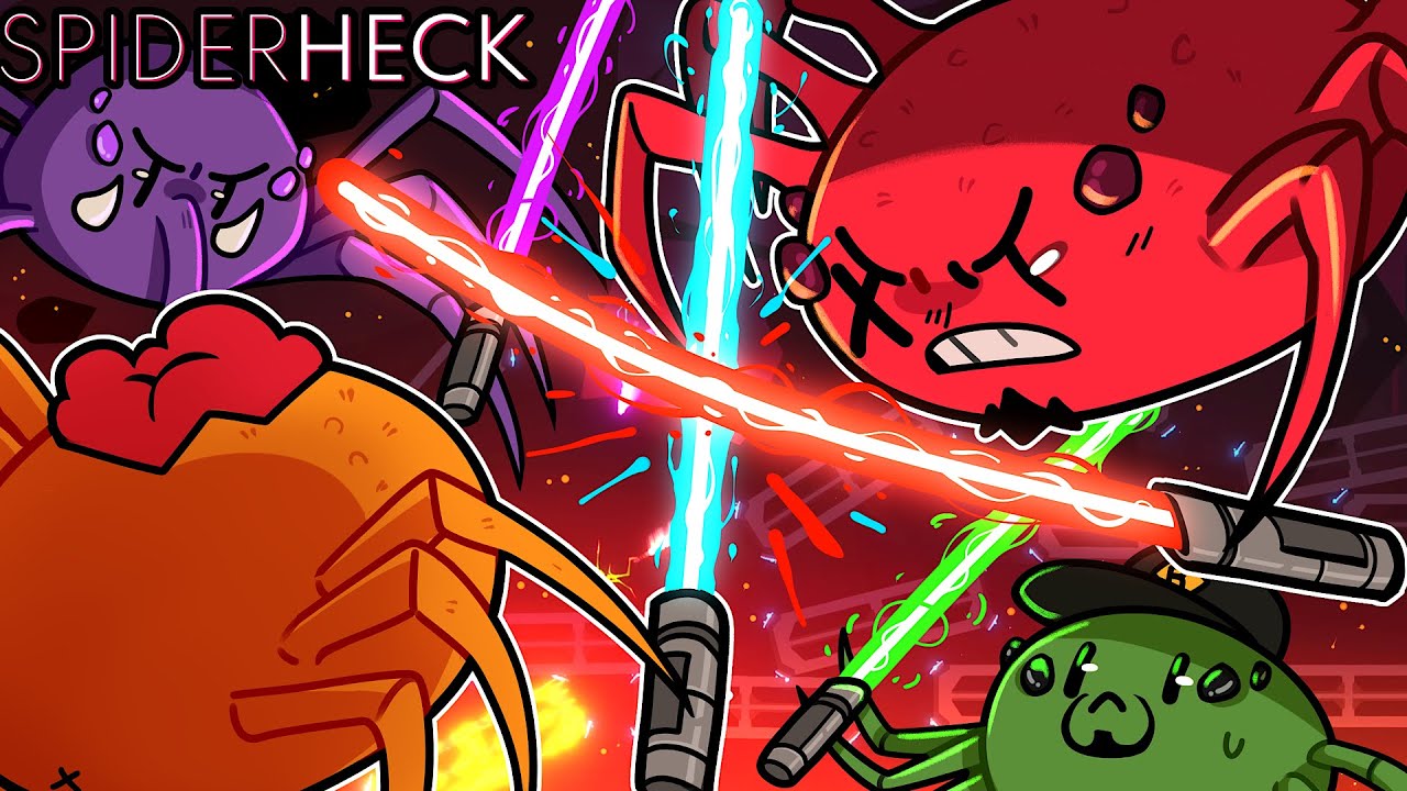 Spiders...with Lightsabers!? (and yes, it's amazing)