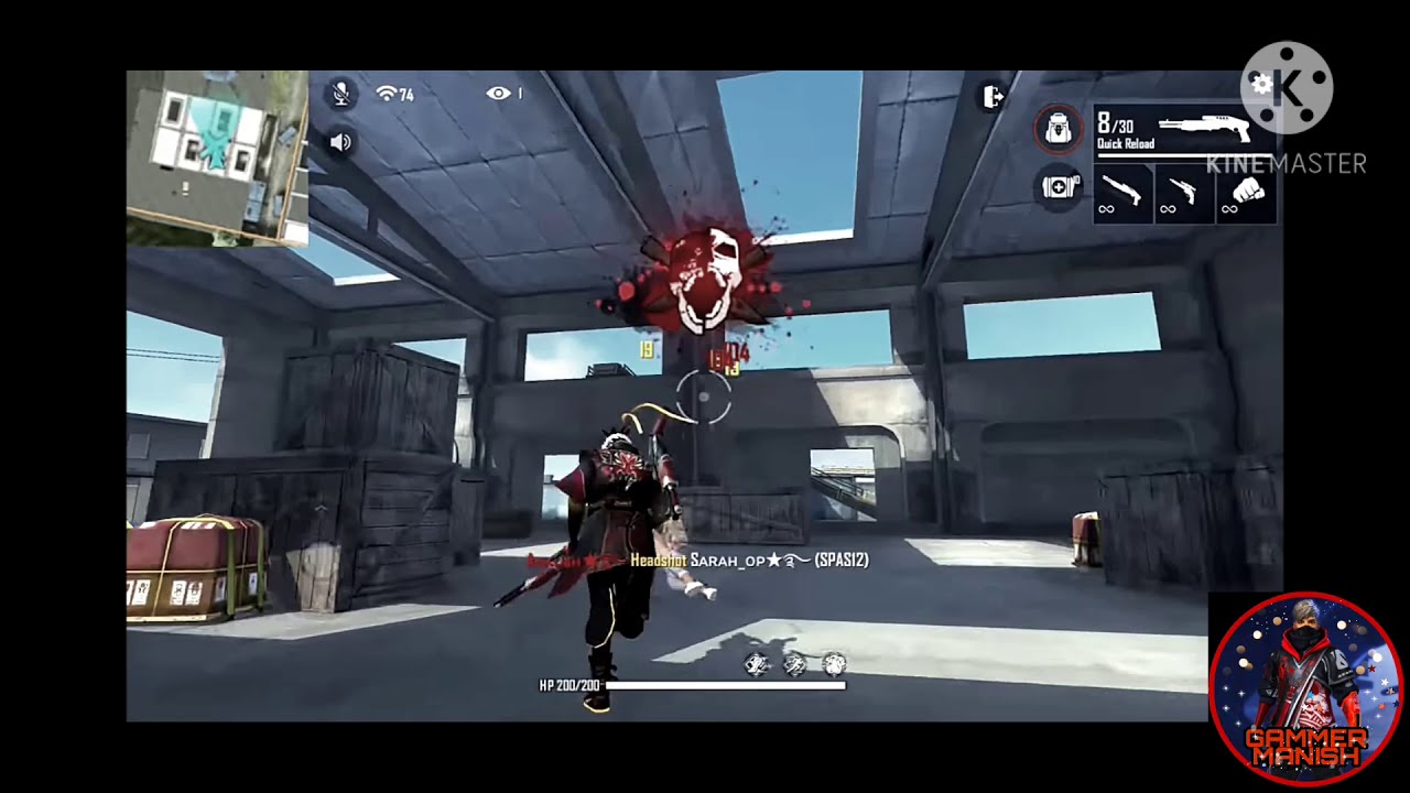 #Free_fire_montage_#Head_Short_#GAMMER MANISH MAHATO # ROUK # VINCENZO #B2K #TOTAL GAMMING_
