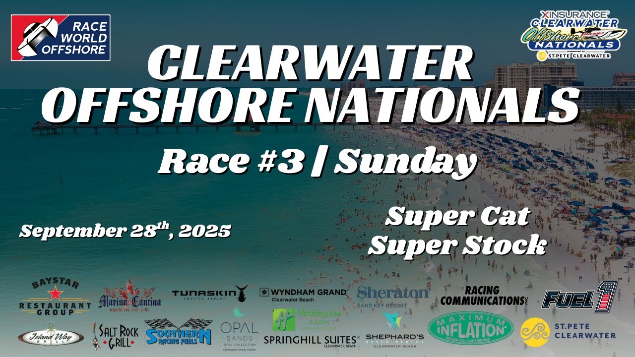 XINSURANCE Clearwater Nationals — Клируотер, Флорида | Воскресная гонка №3 — Super Cat и Super Stock