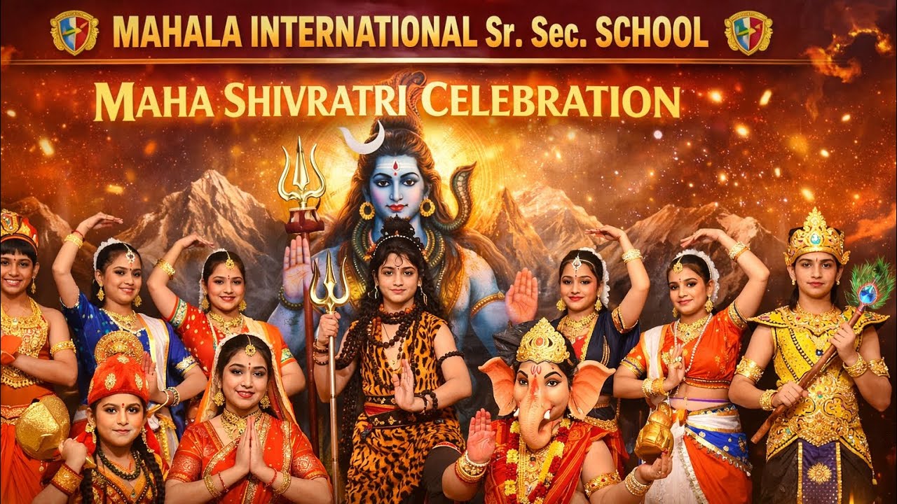 🔱✨Divine Rhythms: Mahashivratri Dance Performance 2026 | Mahala International Sr. Sec. School.#shiva