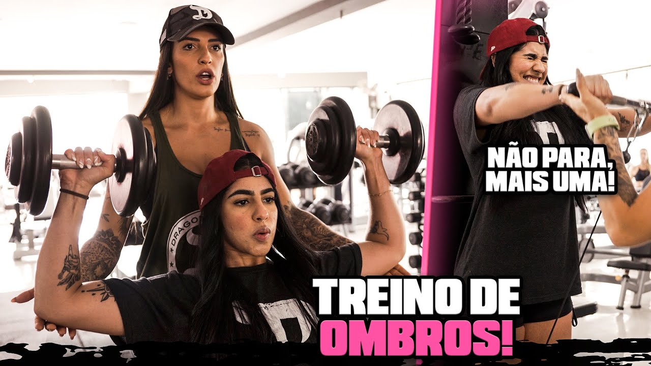 TREINO COMPLETO DE OMBROS PARA MULHERES | ALINE ANTIQUEIRA NÃO PERDOOU!