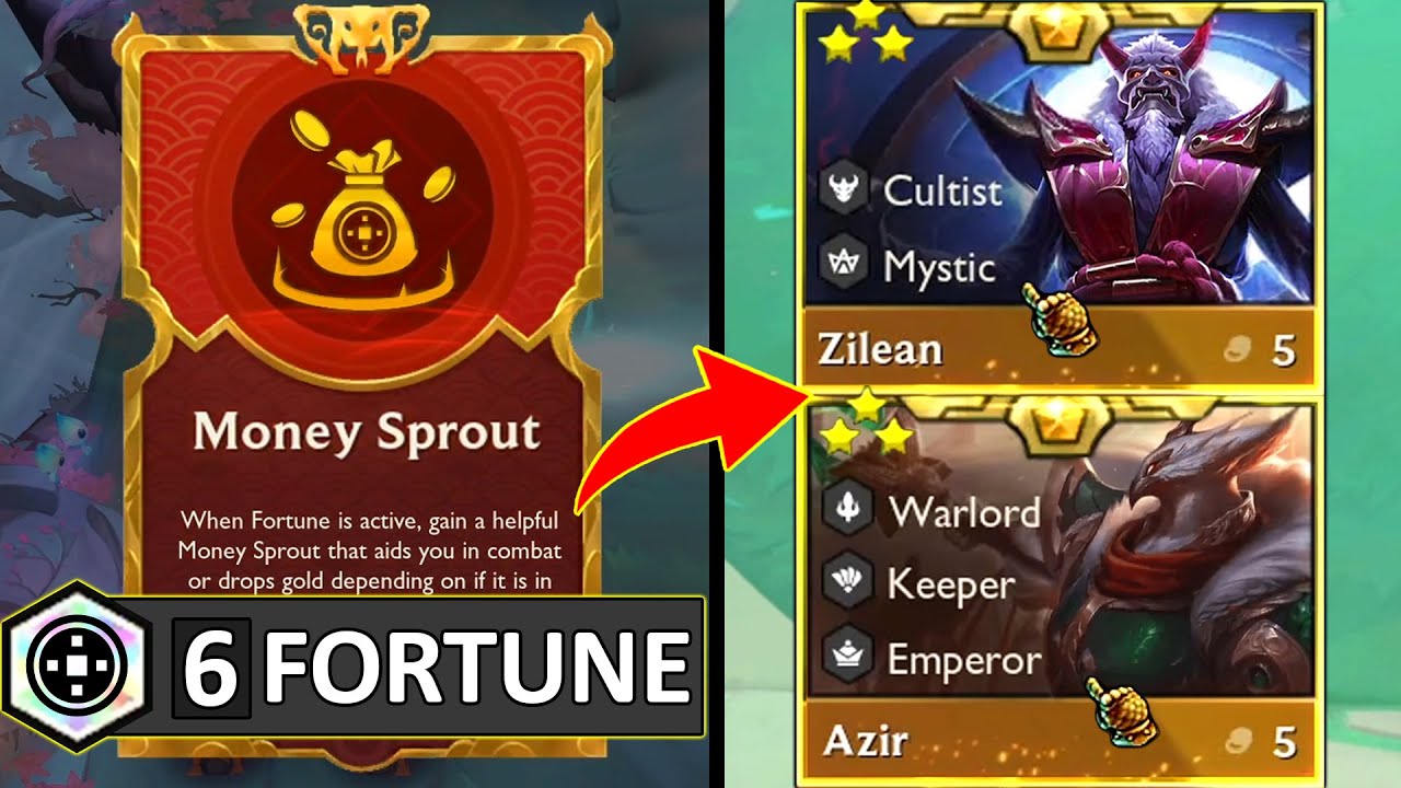 I got Fortune's Augment + Cashout ⭐⭐⭐ into 3 Star Azir + Zilean