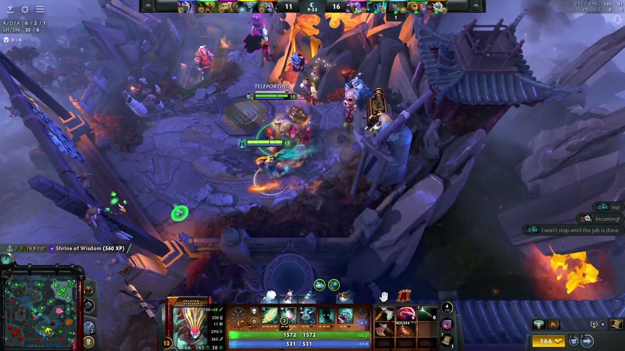 Dota 2 Phantom Assassin(facet: Methodical) turbo