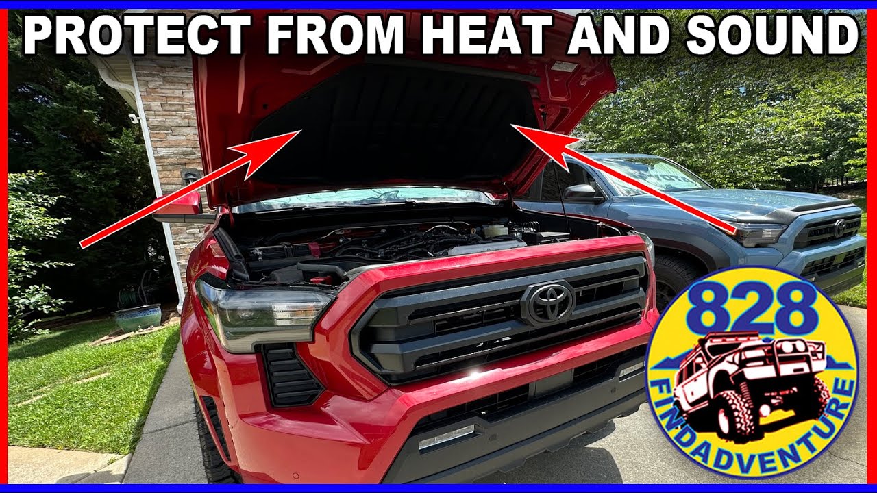 2025 Toyota Tacoma and 4Runner under Hood Insulation install 