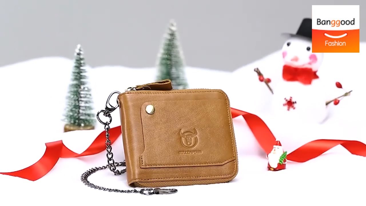 BBULLCAPTAIN Men Genuine Leather Multifunction Bifold Zipper Wallets  - Banggood Fashion