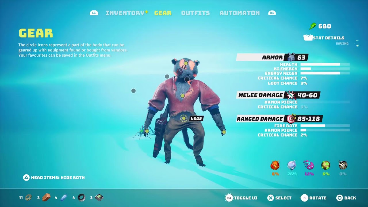 Biomutant Kung-fu woodland critters w/ guns