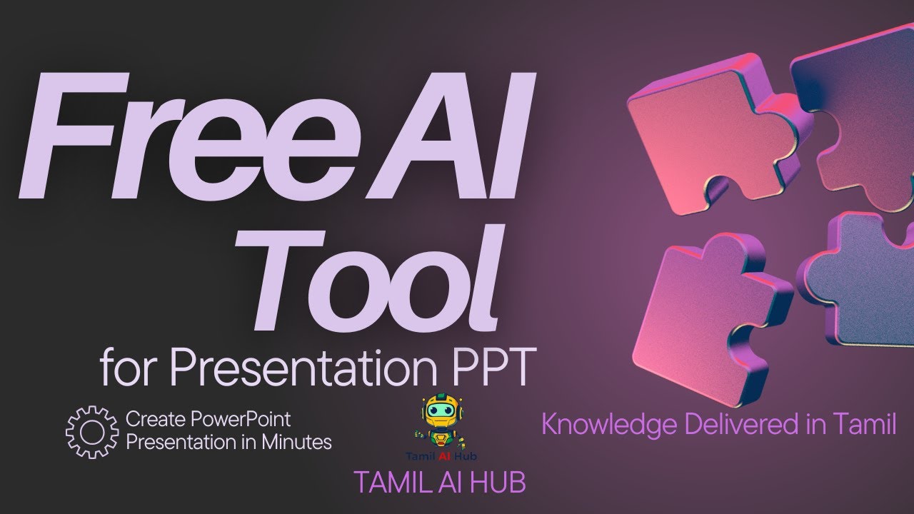 The Best FREE AI Tool for PowerPoint: Create Stunning Presentations Instantly! | In Tamil #ppt #ai