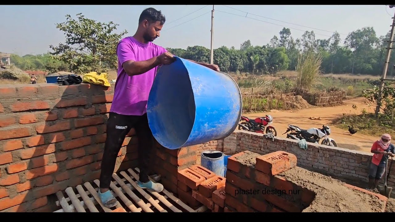 very unique process Arch ka Jo bana he drum 🛢️🛢️ se