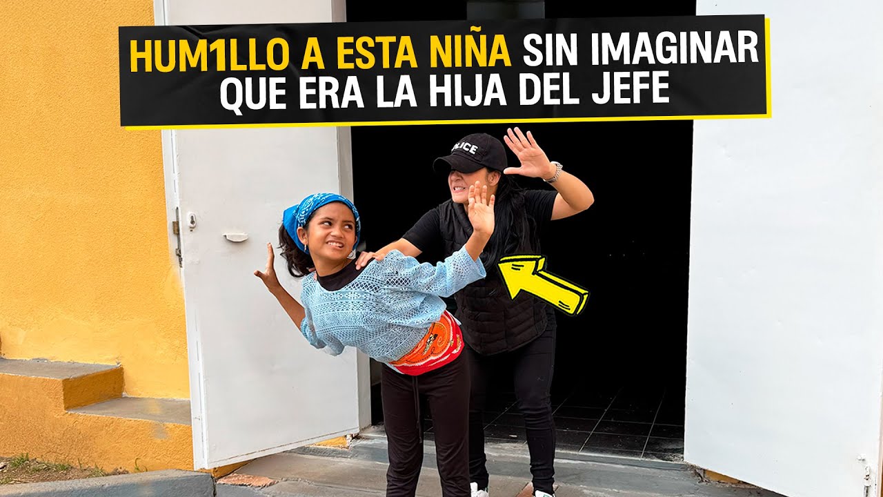 Humillo a esta niña sin saber que era el hija de su jefe millonario
