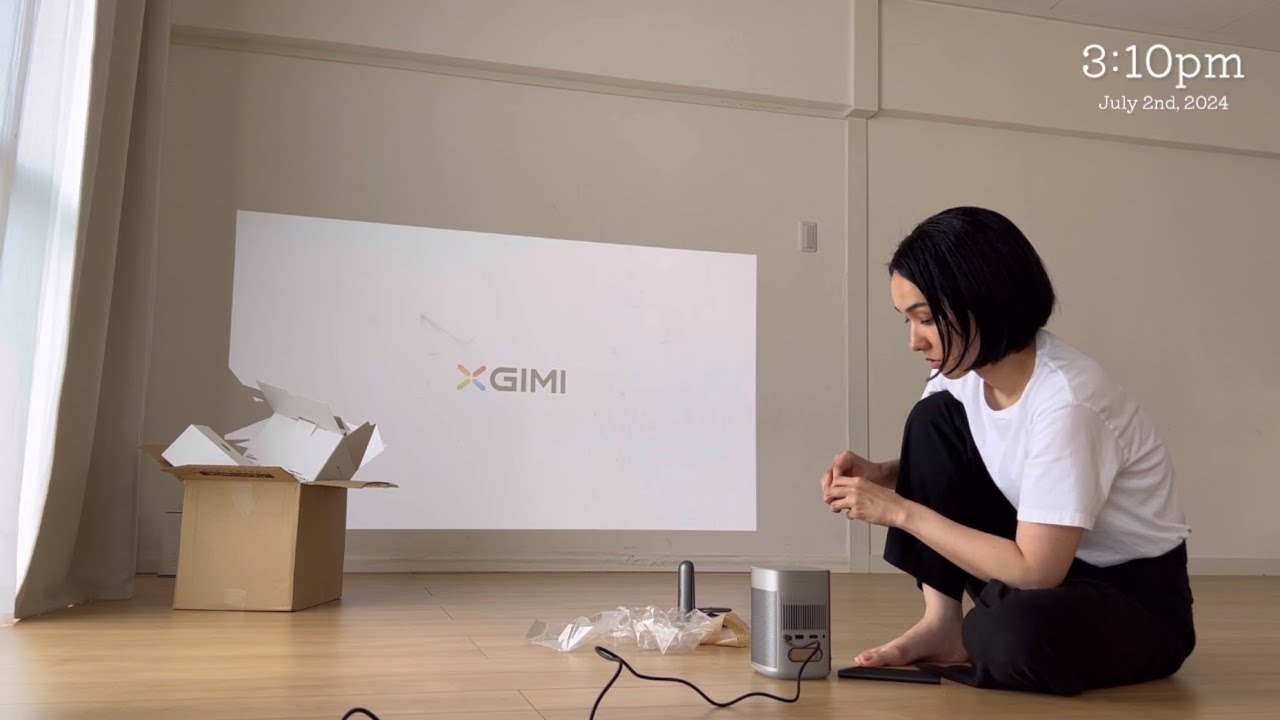 ミニマリストの日常Vlog｜プロジェクター借りた｜rented a projector #ルーティン #家事