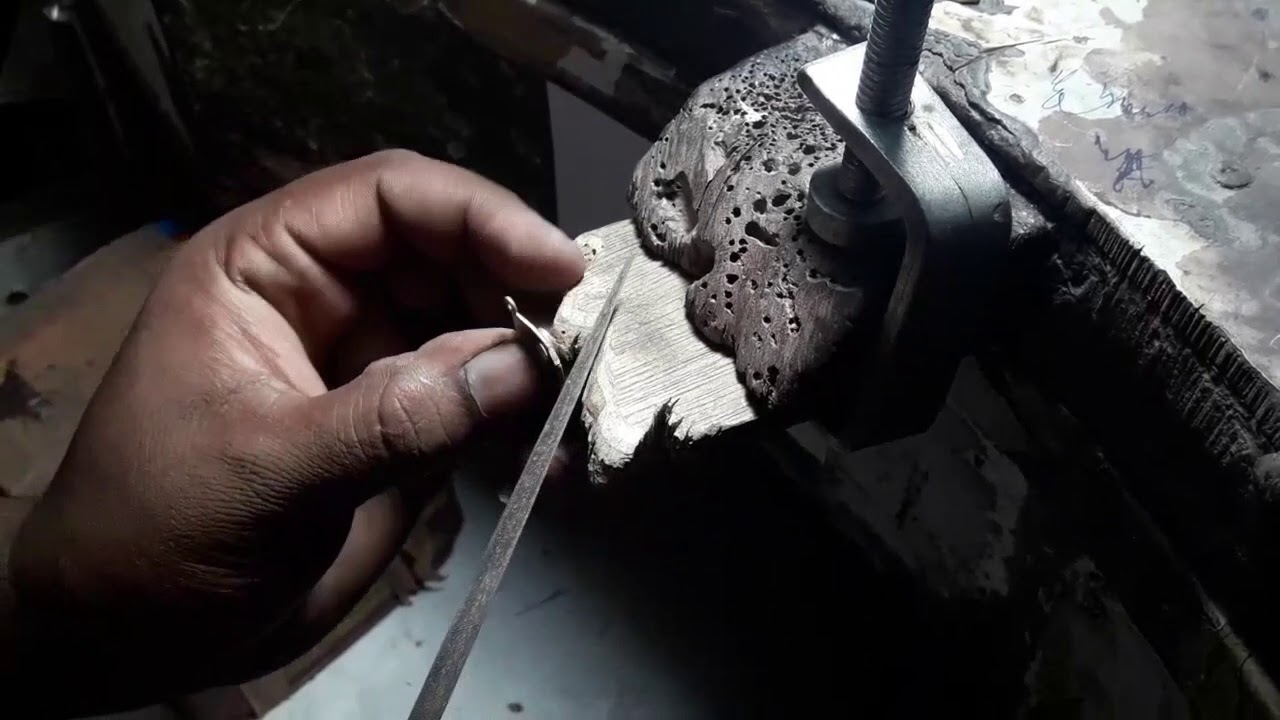 Soldering silver jewelry and filing jewelry process | Dws Jewellery