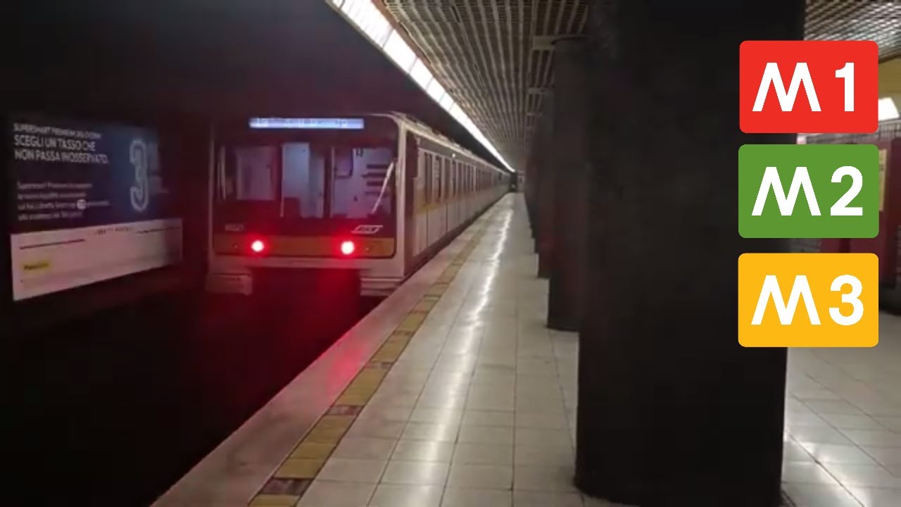 La metropolitana di Milano: le linee M1, M2, M3