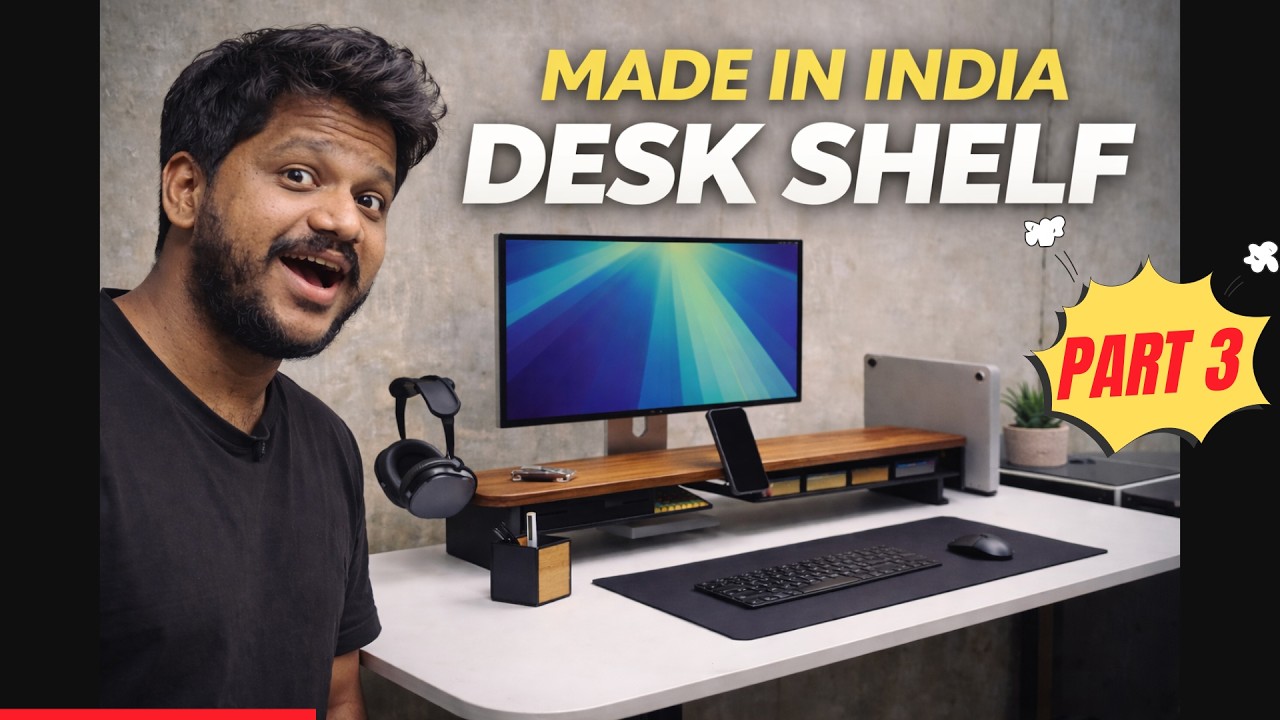 Designing a Premium Desk Shelf in India | Idea to 3D CAD (Part 3)