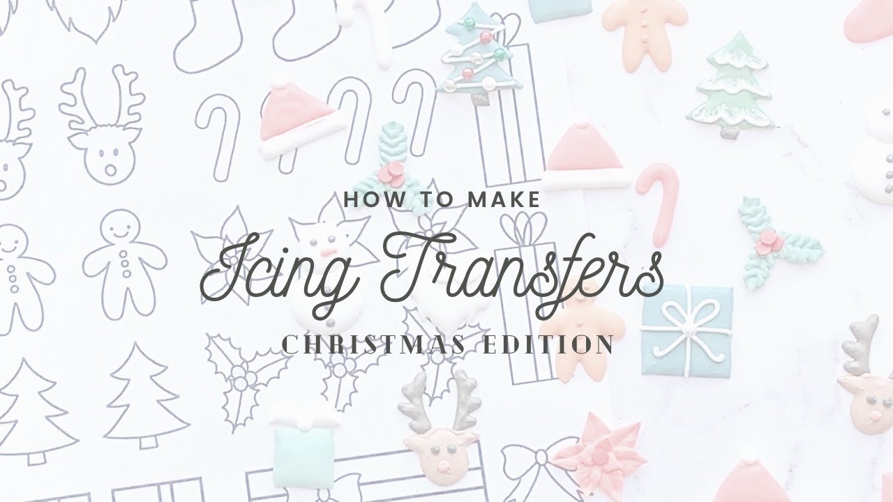 Christmas Royal Icing Transfers