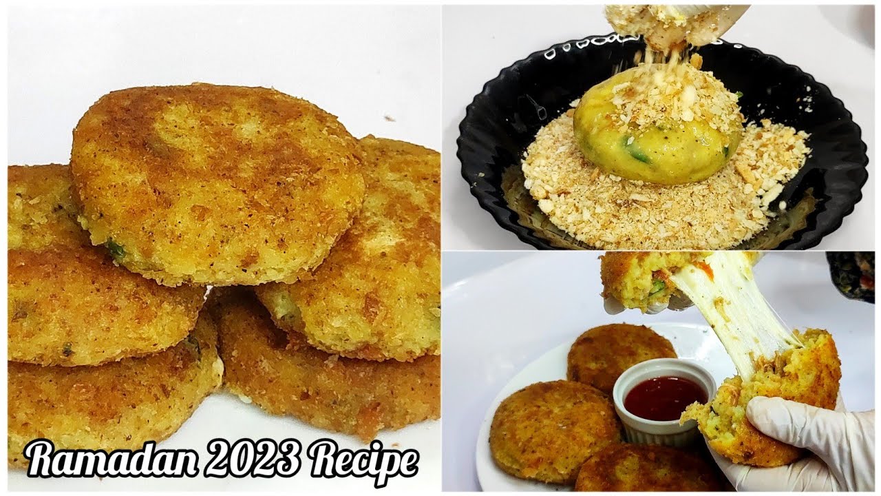 Pizza Cutlets |Chicken Filled Potatoes cutlets | Iftar 2023 New Recipe