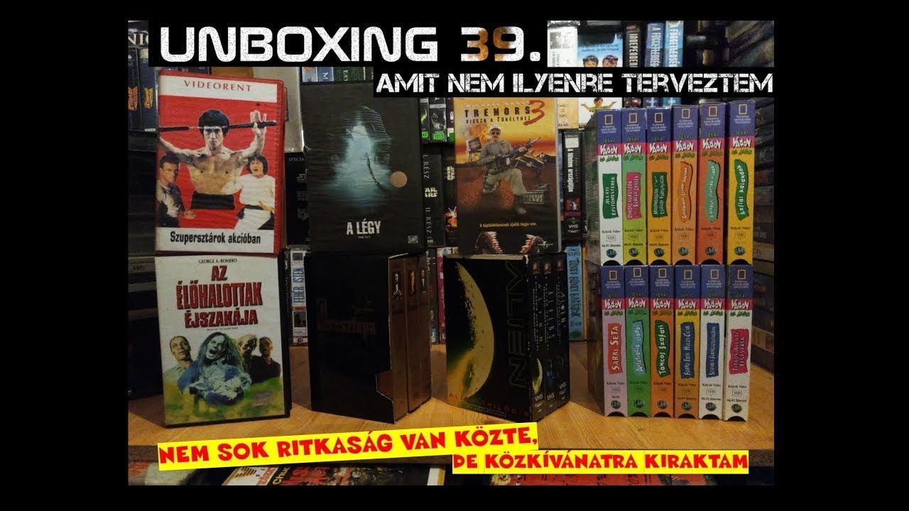 VHS Unboxing 39. - Nem annyira nagy vaszizdasz