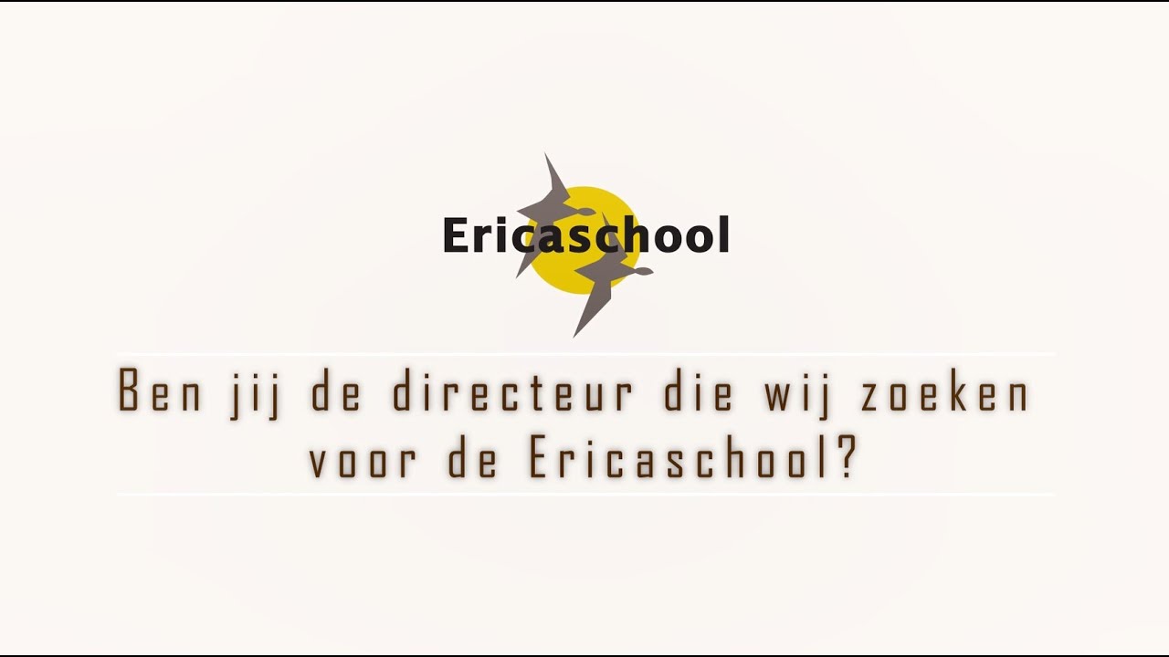 Ben jij de directeur die wij zoeken voor het VSO?