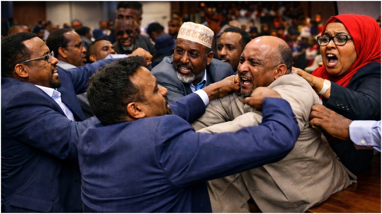 Toos Baarlamaanka Oo Maanta is Garaacay Xildhibaanada Mucaaradka Oo Dagaal & Buuq Bilaabay