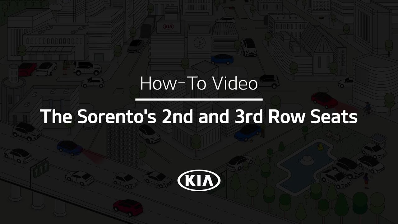 The Sorento's 2nd and 3rd Row Seats｜Sorento How-To｜Kia